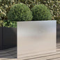 Planter Silver Galvanised Steel