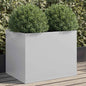 Planter Silver Galvanised Steel
