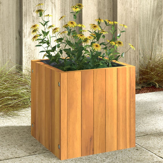 Garden Planter Solid Wood Acacia