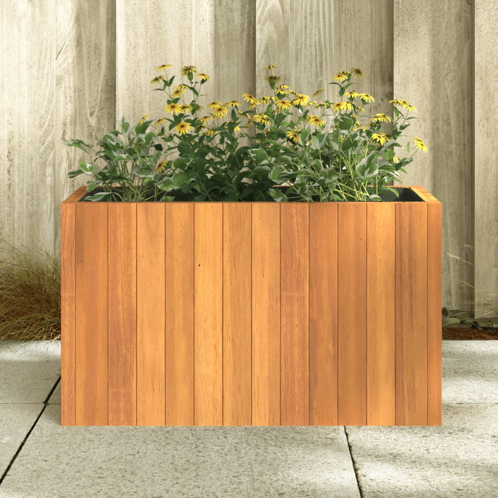 Garden Planter Solid Wood Acacia