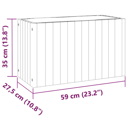 Garden Planter Solid Wood Acacia