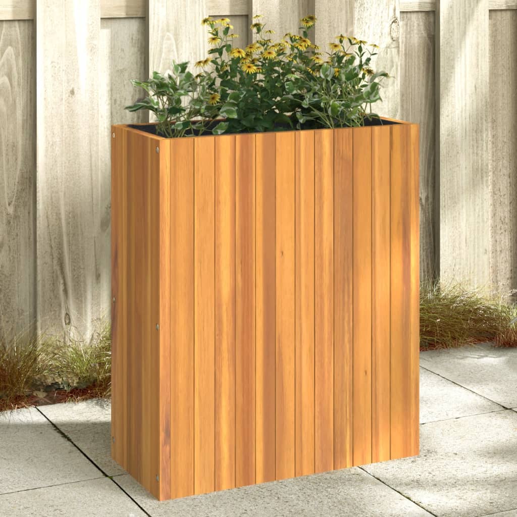 Garden Planter Solid Wood Acacia
