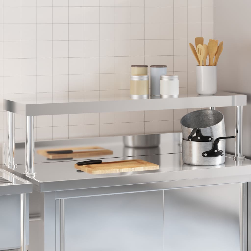 Work Table Overshelf Stainless Steel