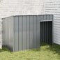 Dog House With Roof Anthracite Galvanised Steel