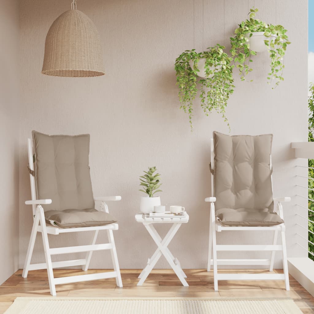 Highback Chair Cushions 6 Pcs Oxford Fabric