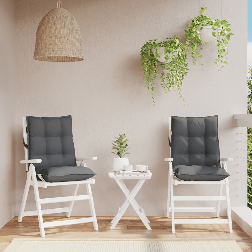 Lowback Chair Cushions 6 Pcs Oxford Fabric