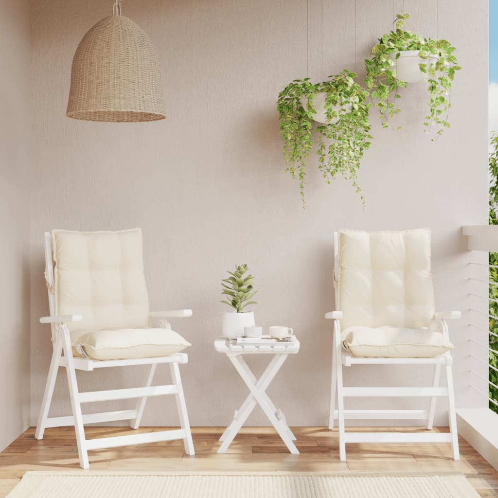 Lowback Chair Cushions 6 Pcs Oxford Fabric