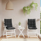Lowback Chair Cushions 6 Pcs Oxford Fabric