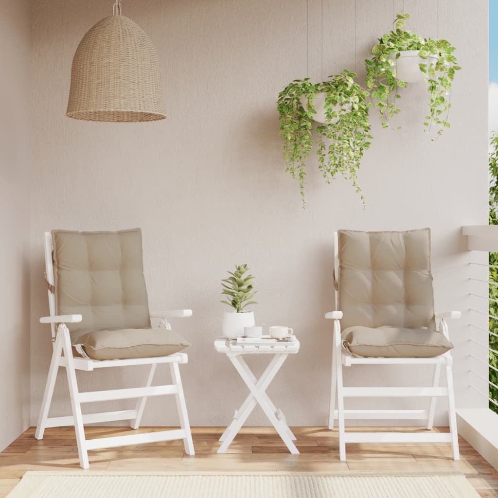 Lowback Chair Cushions 6 Pcs Oxford Fabric