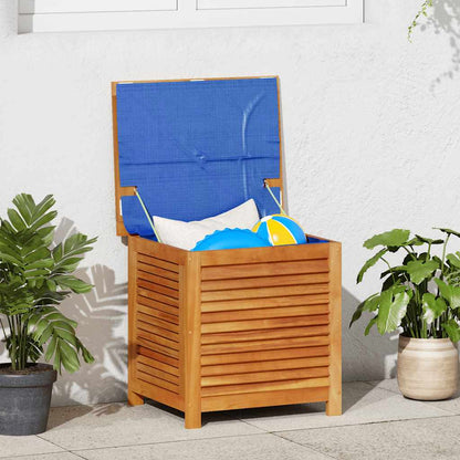Garden Storage Box With Louver Solid Wood Acacia