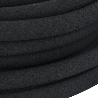 Garden Soaker Hose Black 0.6" Rubber