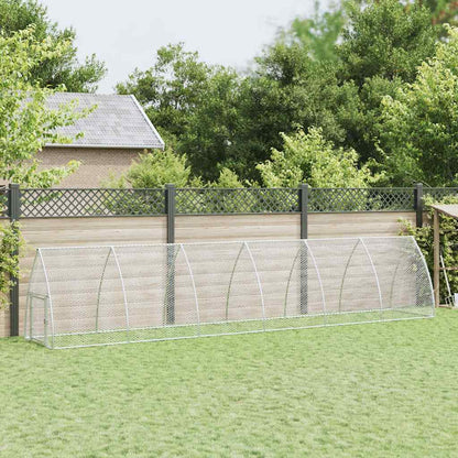 Chicken Cage Silver Galvanised Steel