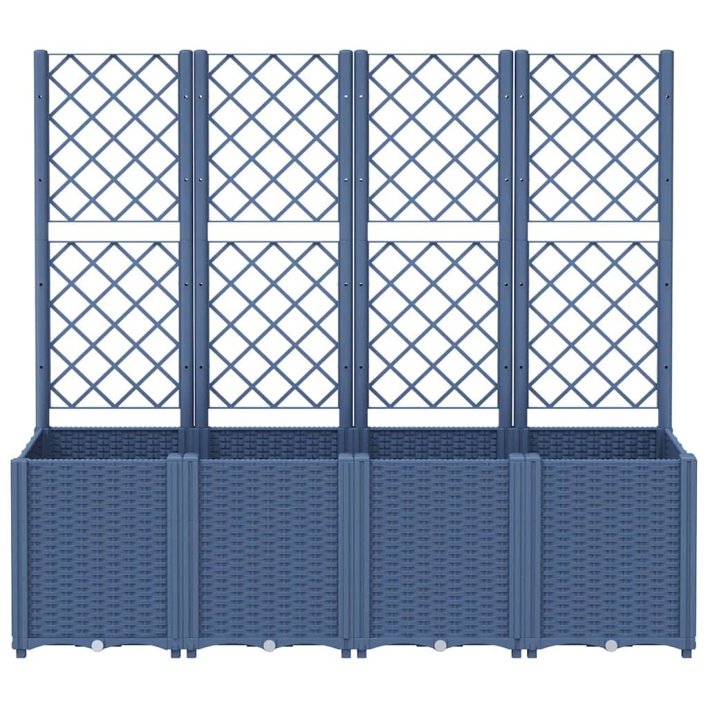Garden Planter With Trellis Pp