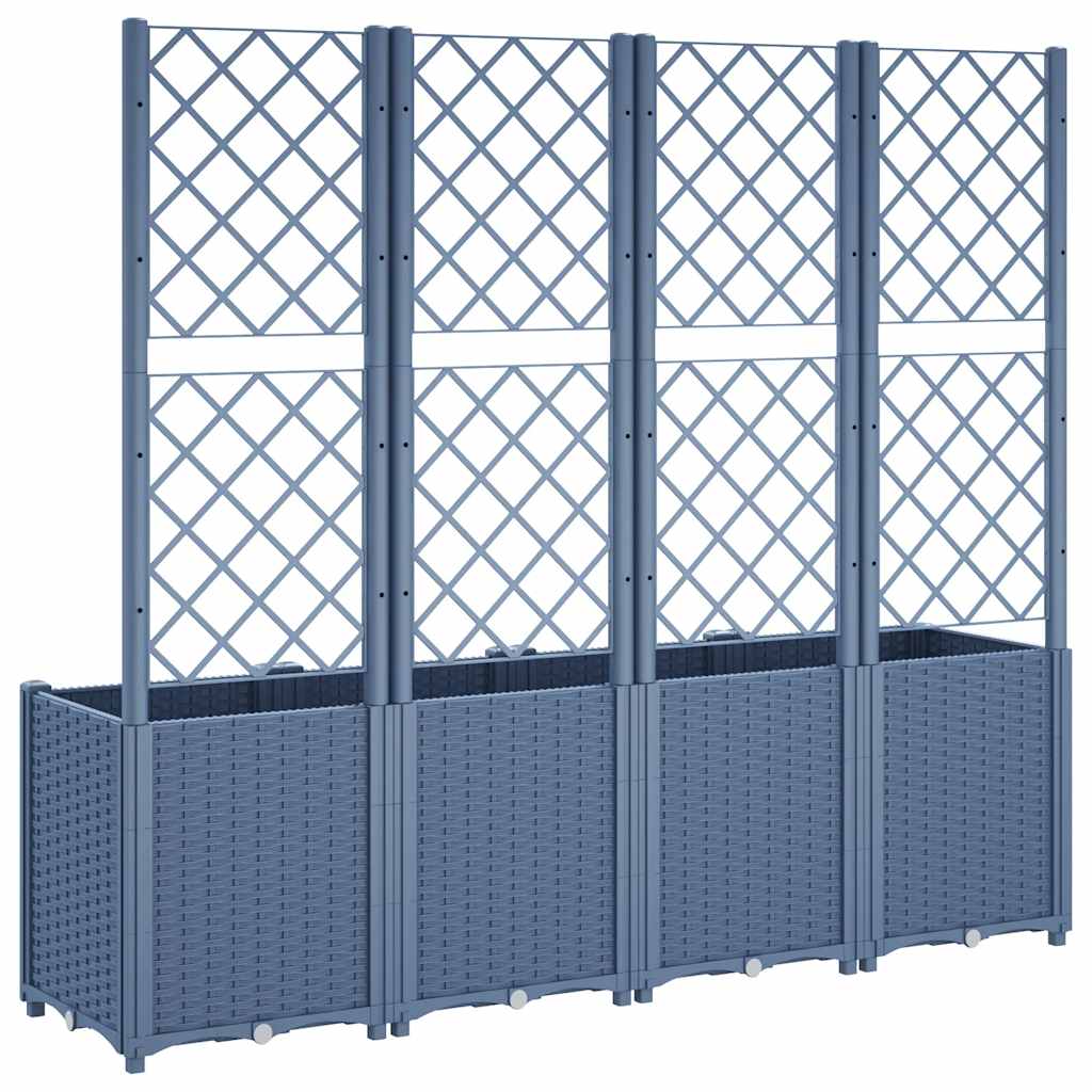 Garden Planter With Trellis Pp