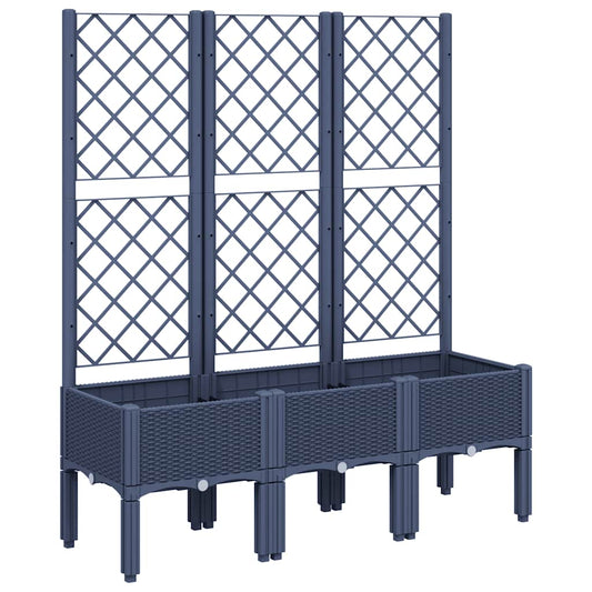 Garden Planter With Trellis Pp