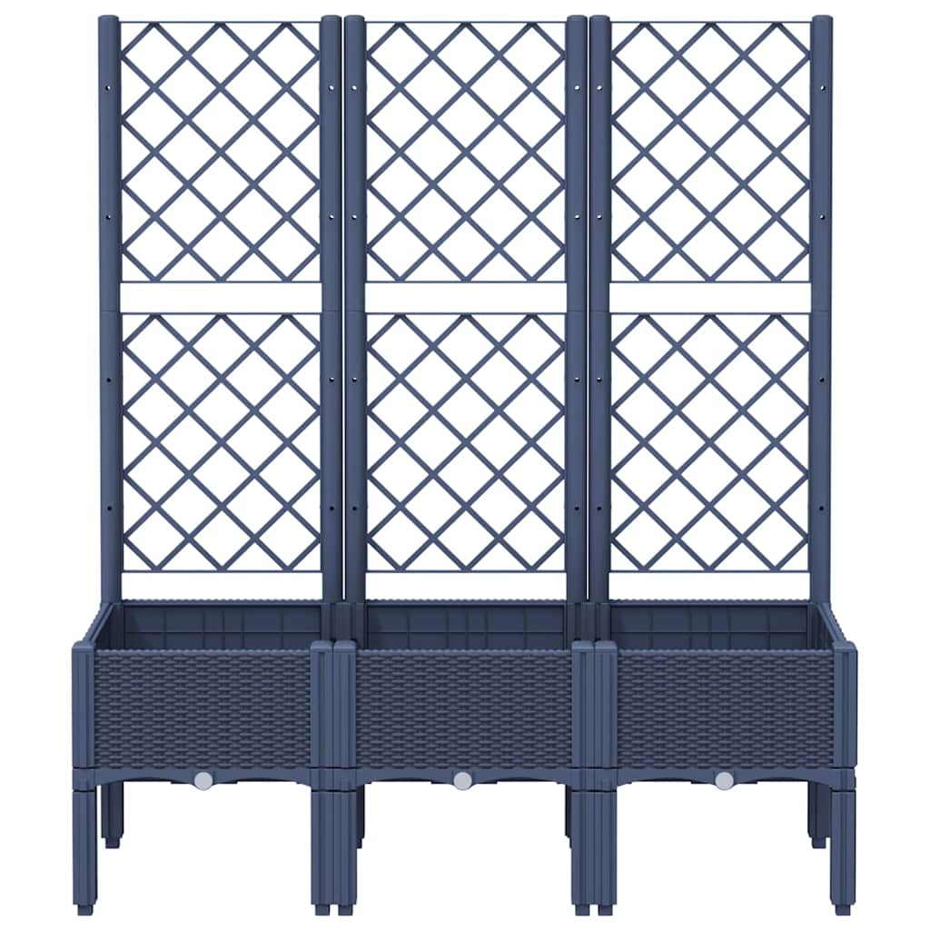 Garden Planter With Trellis Pp