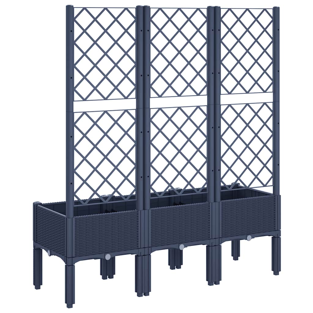 Garden Planter With Trellis Pp