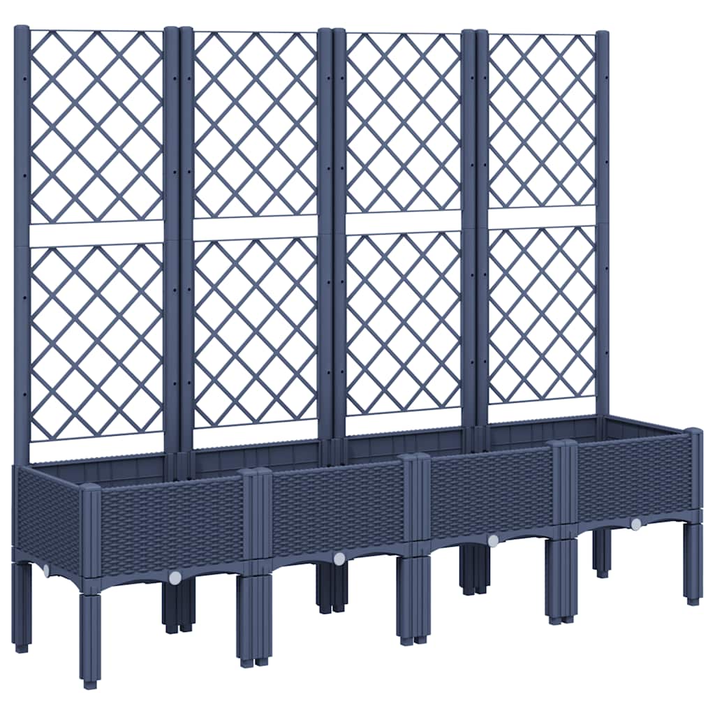 Garden Planter With Trellis Pp