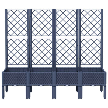 Garden Planter With Trellis Pp