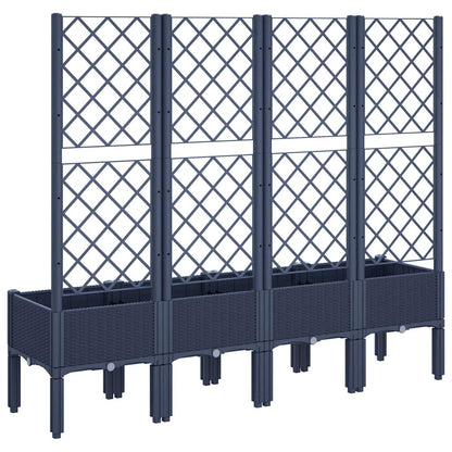 Garden Planter With Trellis Pp