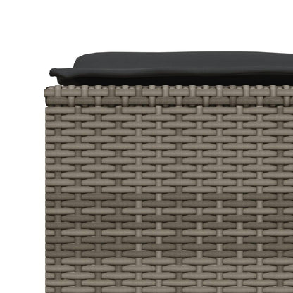 Garden Stools With Cushions 4 Pcs Poly Rattan