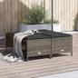 Garden Stools With Cushions 4 Pcs Poly Rattan