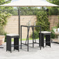 Garden Bar Stools With Cushions 6 Pcs Poly Rattan