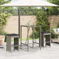 Garden Bar Stools With Cushions 6 Pcs Poly Rattan