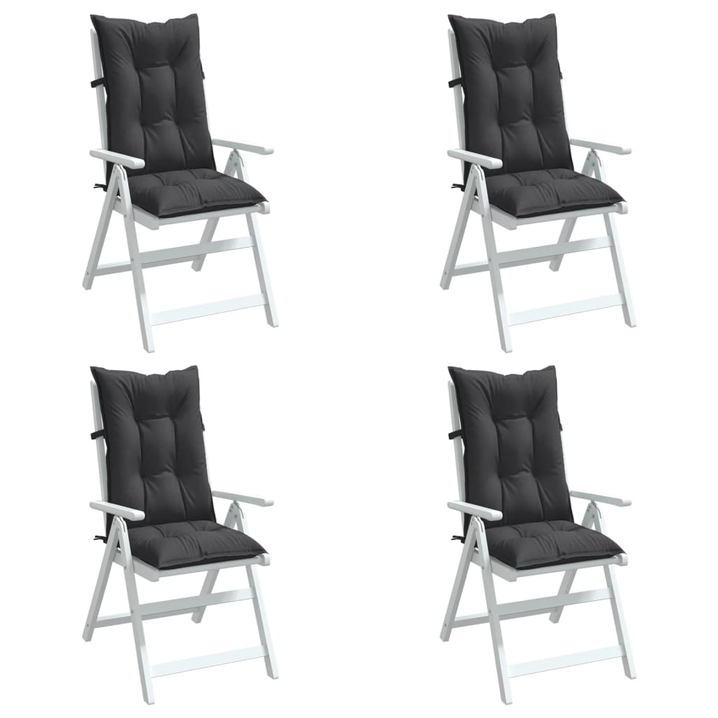 Highback Chair Cushions 6 Pcs Fabric
