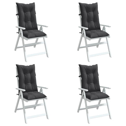 Highback Chair Cushions 6 Pcs Fabric
