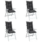 Highback Chair Cushions 6 Pcs Fabric