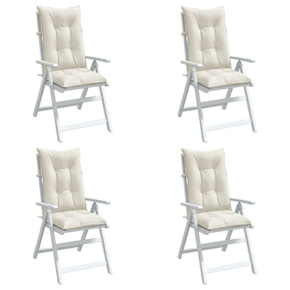 Highback Chair Cushions 6 Pcs Fabric