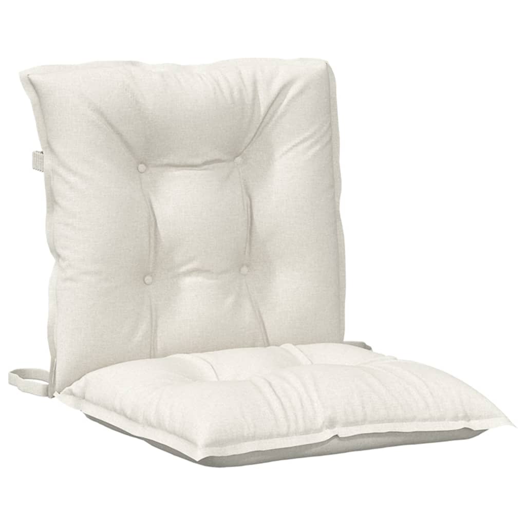 Lowback Chair Cushions 6 Pcs Fabric