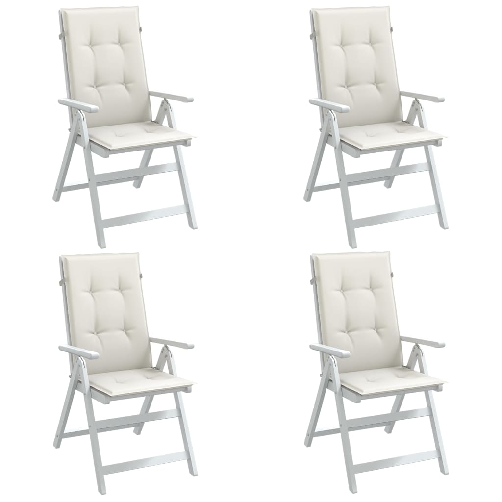 Highback Chair Cushions 6 Pcs Fabric