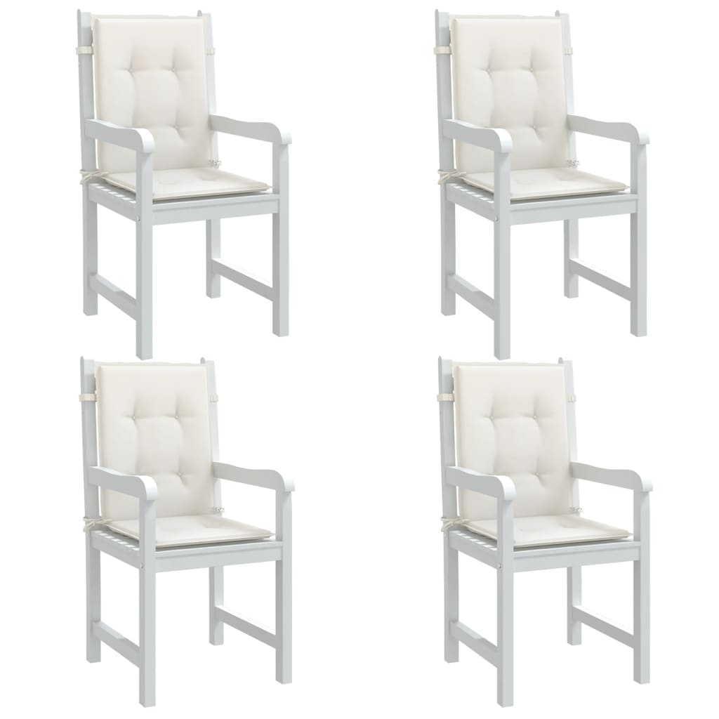 Lowback Chair Cushions 6 Pcs Fabric
