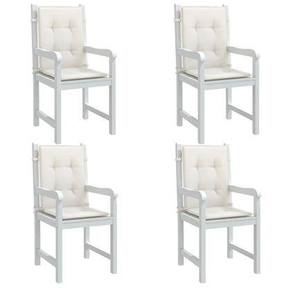 Lowback Chair Cushions 6 Pcs Fabric