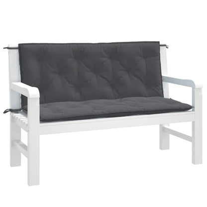 Garden Bench Cushions 2 Pcs Fabric