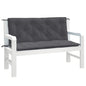 Garden Bench Cushions 2 Pcs Fabric
