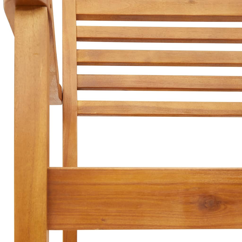 Garden Chairs 2 Pcs 59X55X85 Cm Solid Wood Acacia