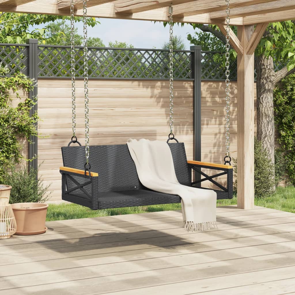 Swing Bench Poly Rattan