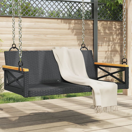 Swing Bench Poly Rattan
