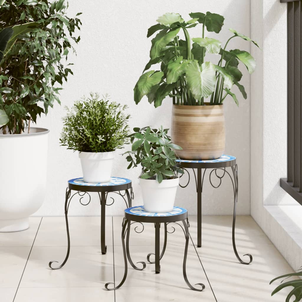 Mosaic Side Table Plant Table