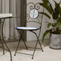 Folding Bistro Chairs 2 Pcs Ceramic Terracotta