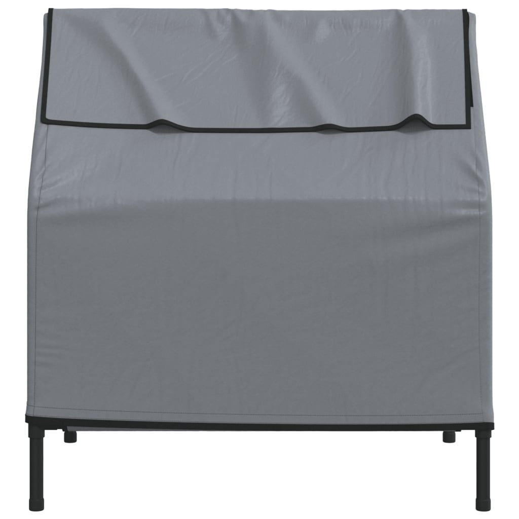 Dog House Light Grey Oxford Fabric And Steel