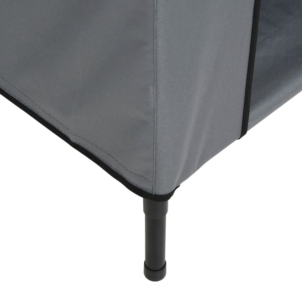 Dog House Light Grey Oxford Fabric And Steel