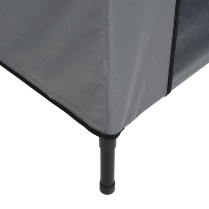 Dog House Light Grey Oxford Fabric And Steel