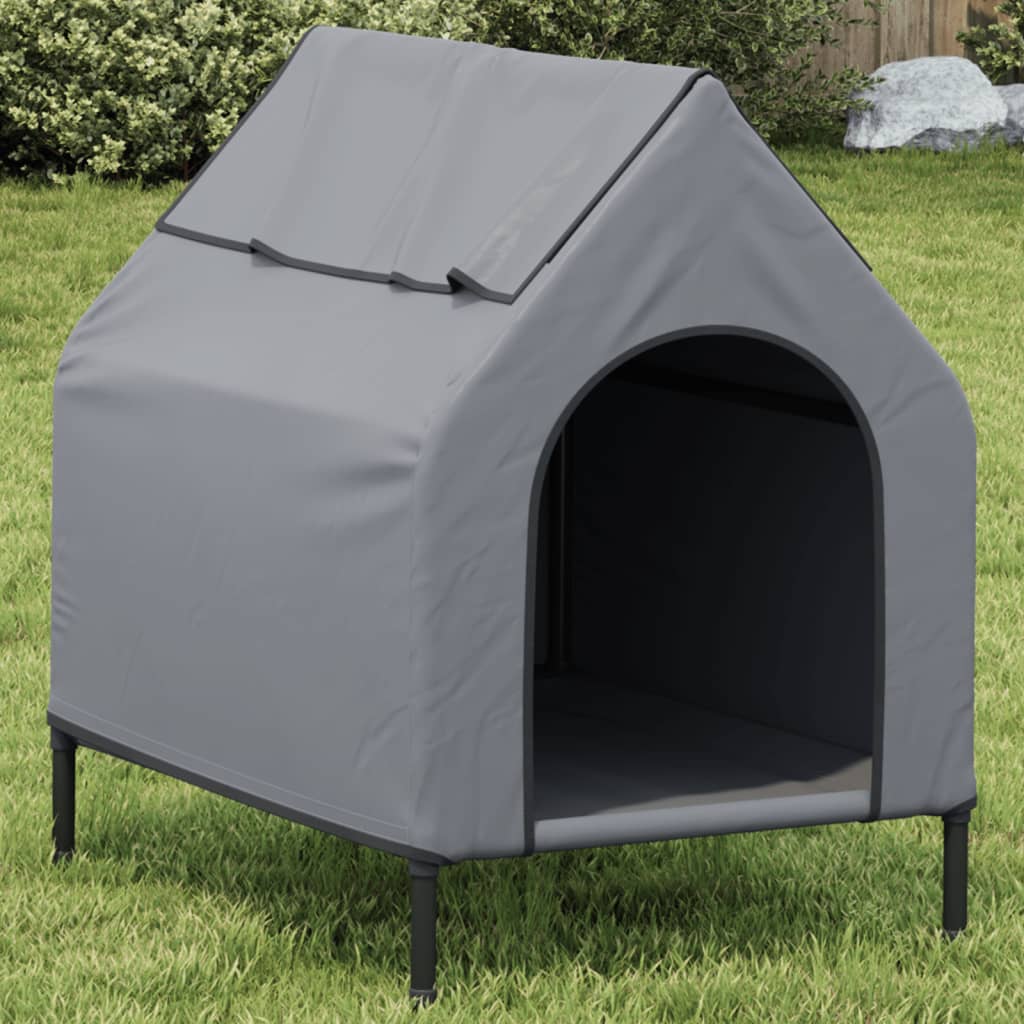Dog House Light Grey Oxford Fabric And Steel