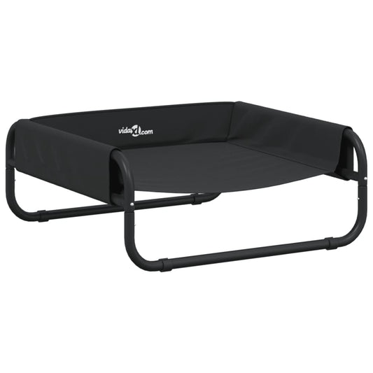 Elevated Dog Bed Anthracite Oxford Fabric And Steel