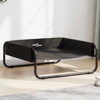 Elevated Dog Bed Anthracite Oxford Fabric And Steel