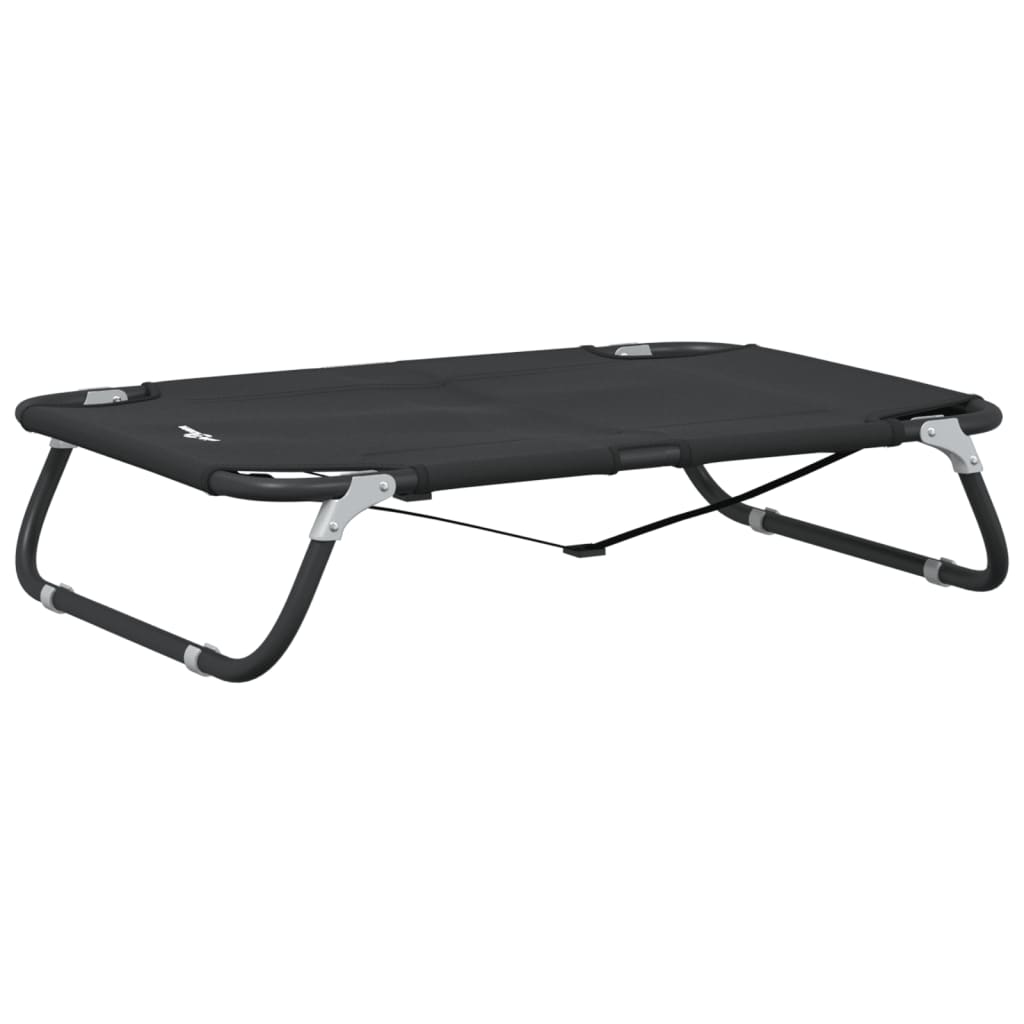 Dog Bed Foldable Anthracite Oxford Fabric And Steel